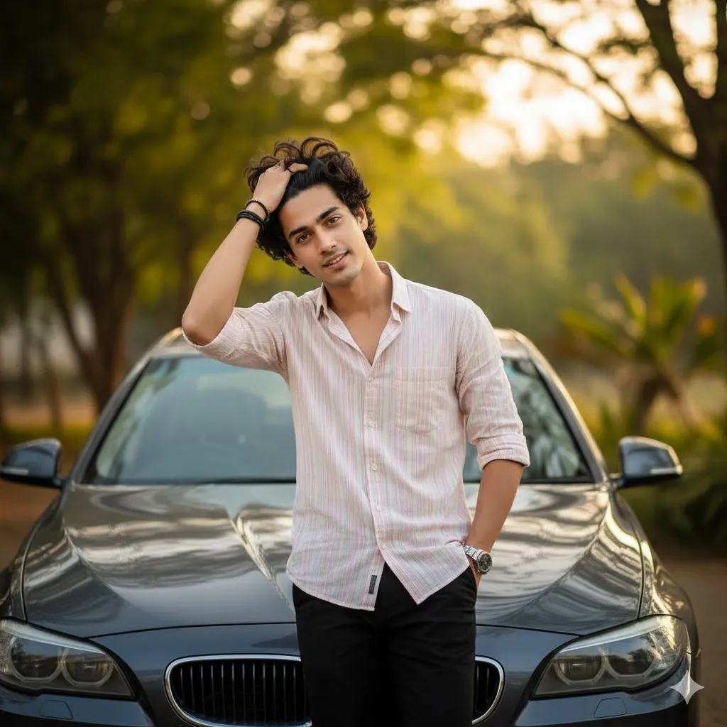 5 gemini car pose prompt