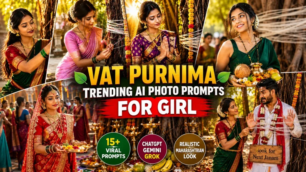 15+ Best Vat Purnima Prompt ChatGPT 2026 for Girls & Couples (Free AI Prompts)
