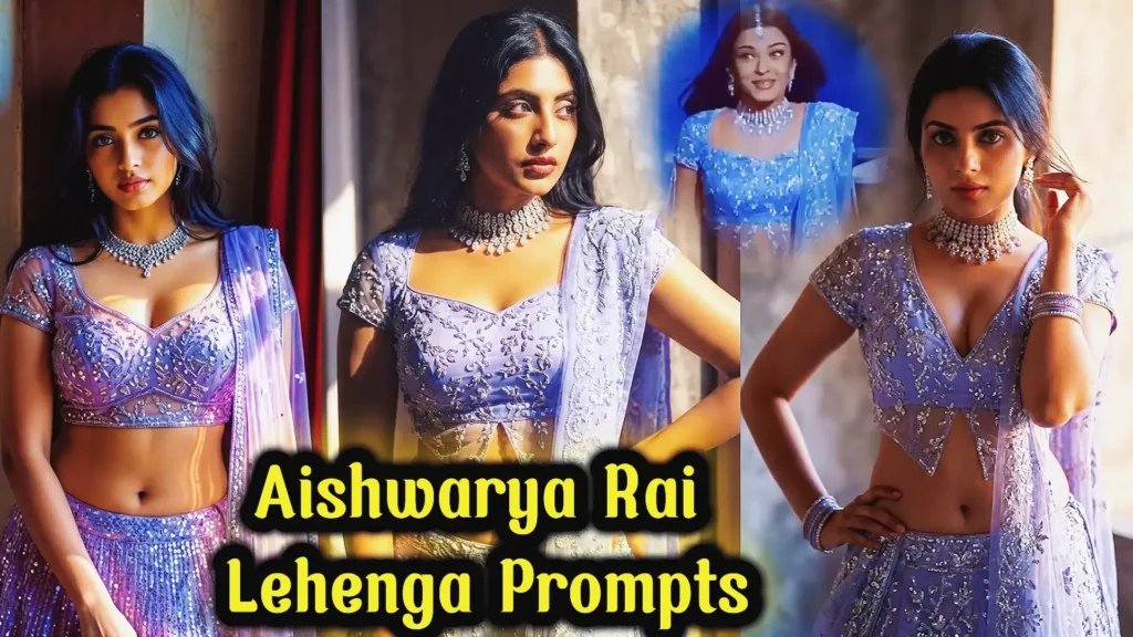 Current image: Viral Aishwarya Rai Lehenga Prompts – Create Viral Instagram Lehenga Photos Easily