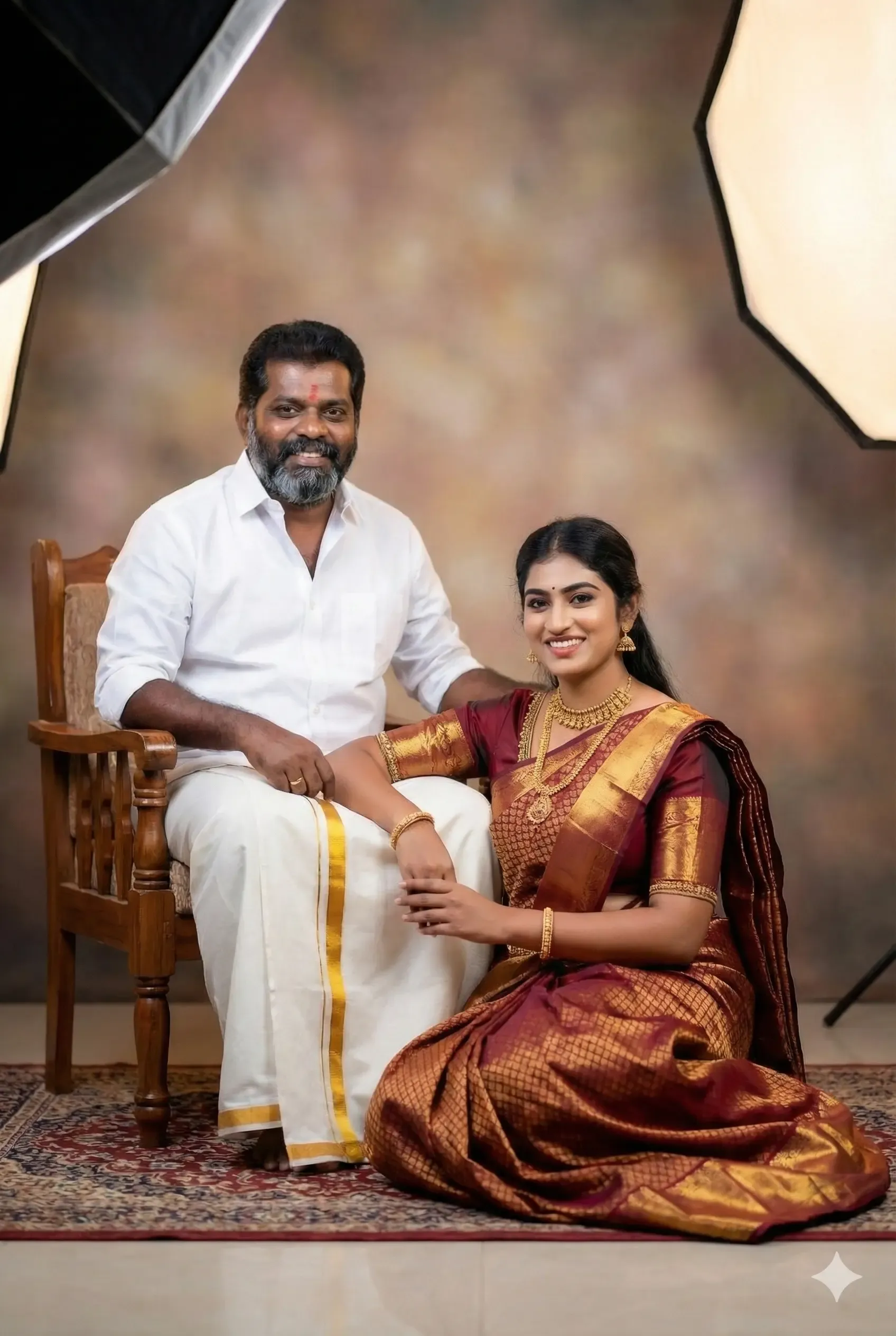 appa ponnu photo editing gemini prompt