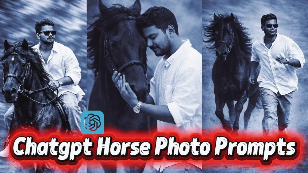 Chatgpt Horse Photo PromptS: Create Viral Cinematic Black Horse Images