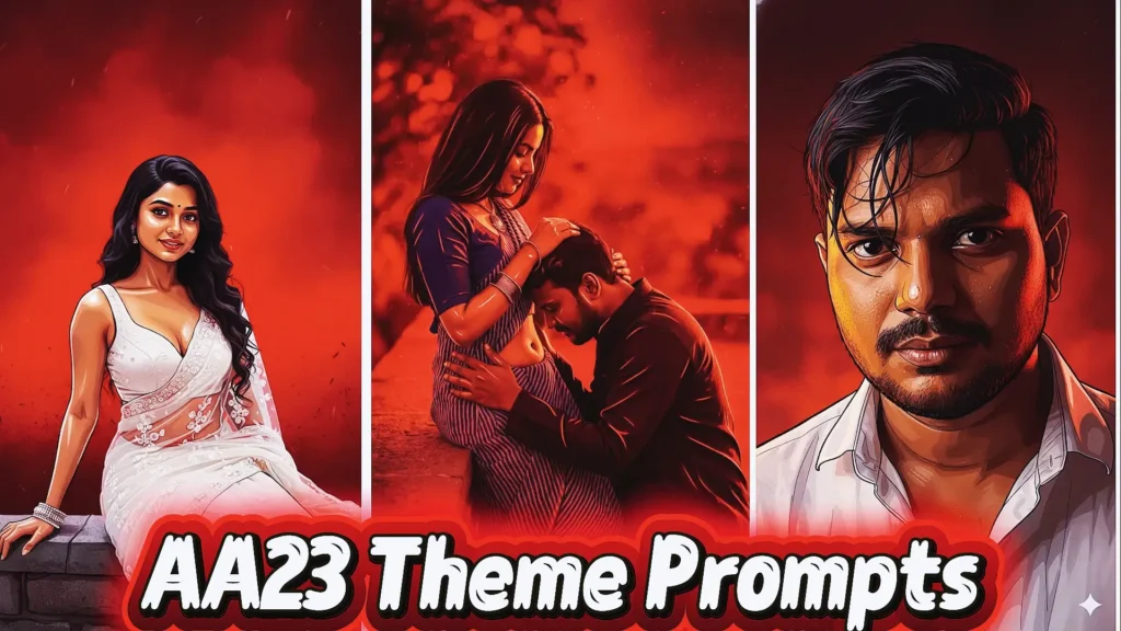 Convert This Into AA23 Theme Prompts (Tamil Gangster Movie Poster Style)