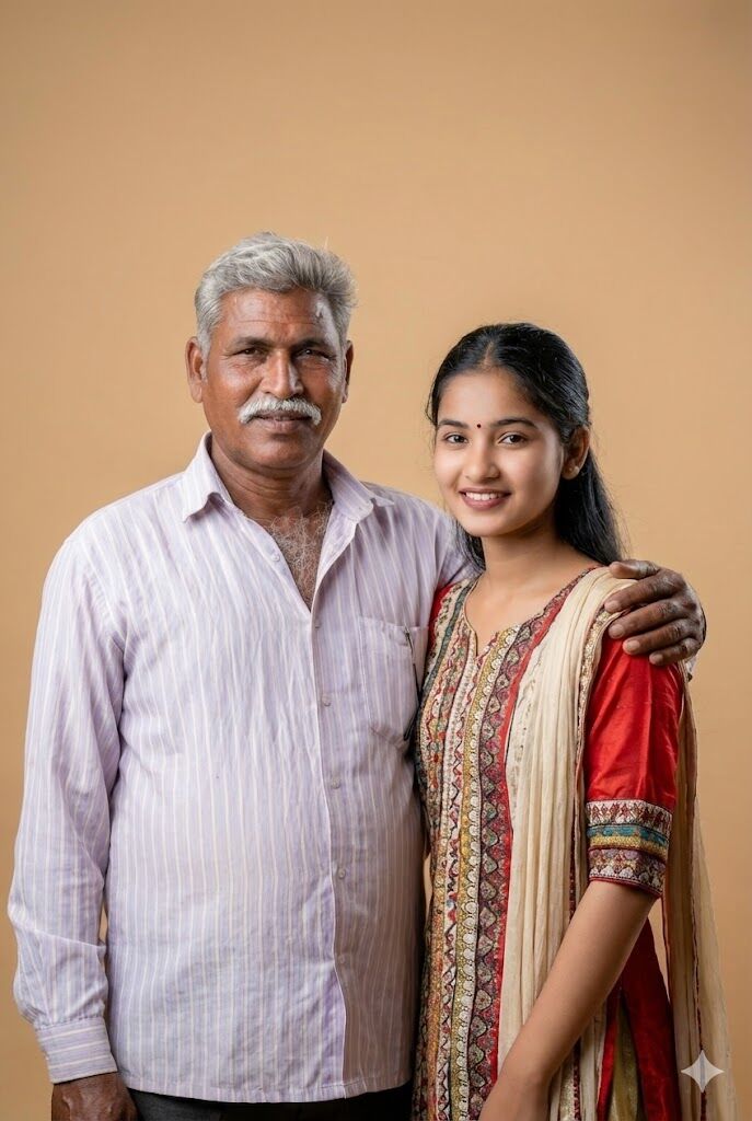father and daughter prompt for gemini copy paste