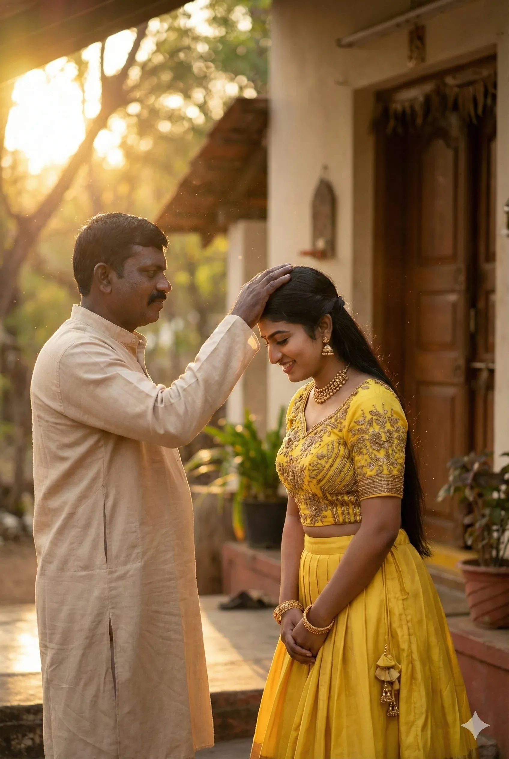 father and daughter prompt for gemini tamil