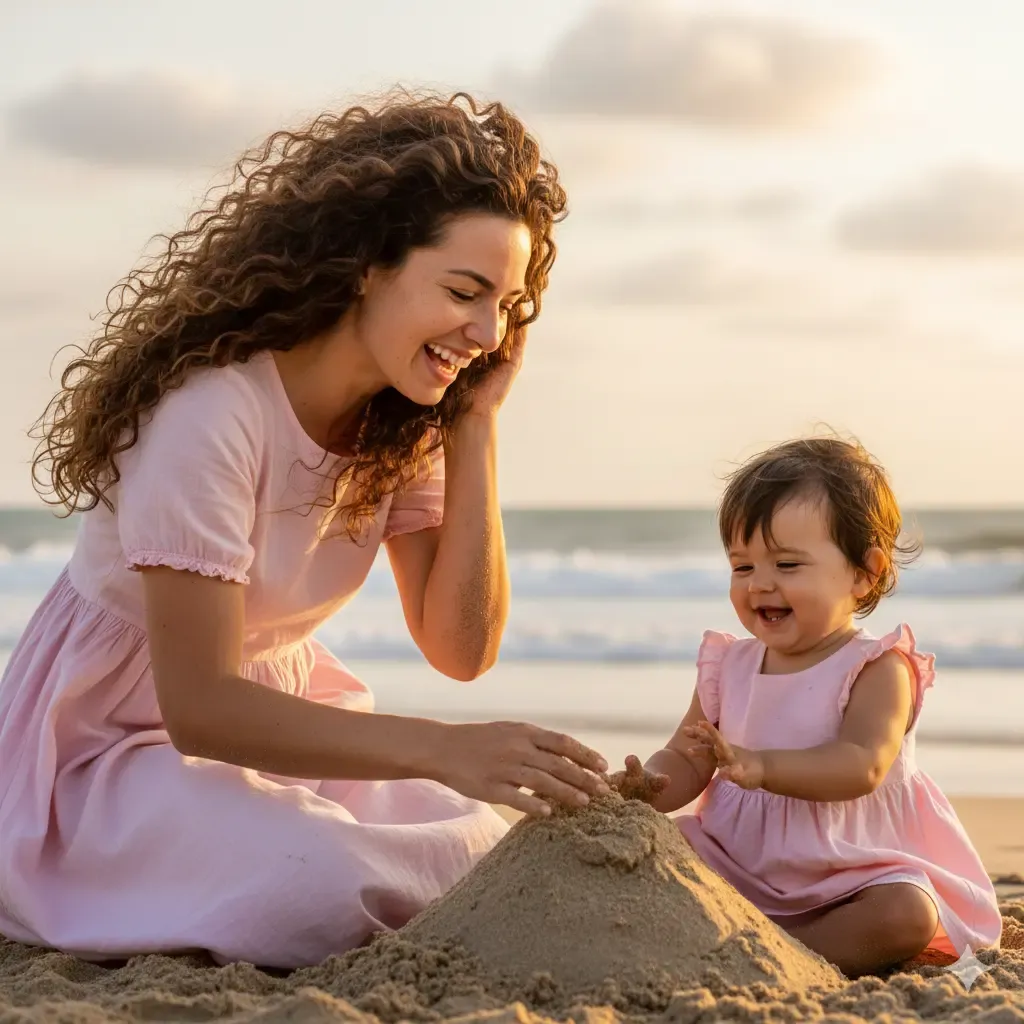 Mother and Baby Girl Prompt Ideas for Gemini AI To Create Soft and Emotional Photos - image 9