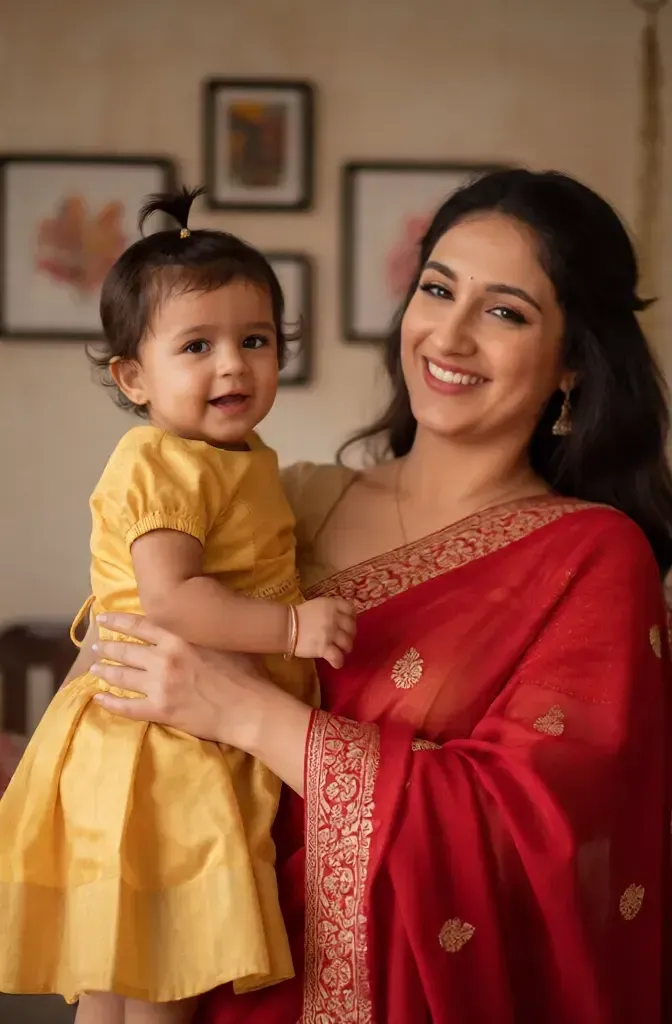 Mother and Baby Girl Prompt Ideas for Gemini AI To Create Soft and Emotional Photos - image 7