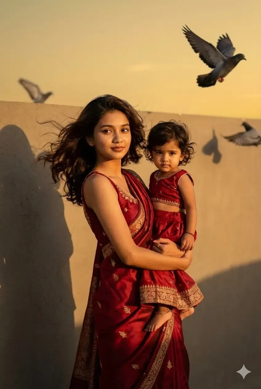 Mother and Baby Girl Prompt Ideas for Gemini AI To Create Soft and Emotional Photos - image 3