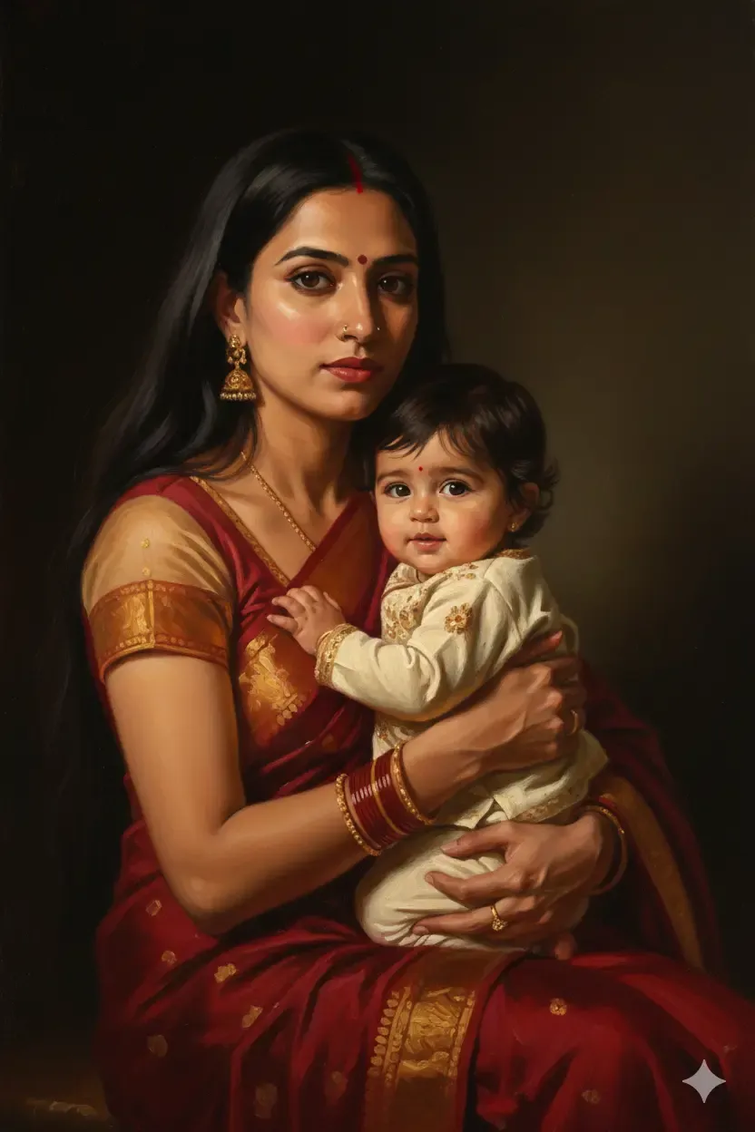 Mother and Baby Girl Prompt Ideas for Gemini AI To Create Soft and Emotional Photos - image 10