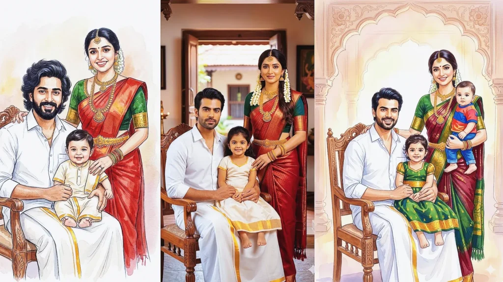 Thevar Magan Family Prompt for Gemini: Create Stunning Tamil Family Photos