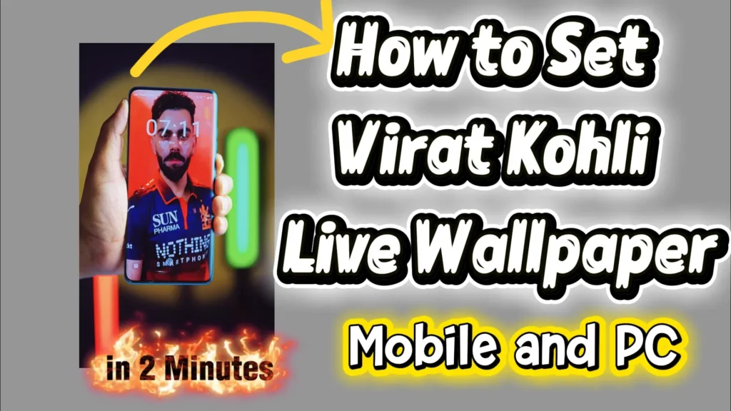 How to Set Virat Kohli Viral Wallpaper (4K Video) on Mobile & PC
